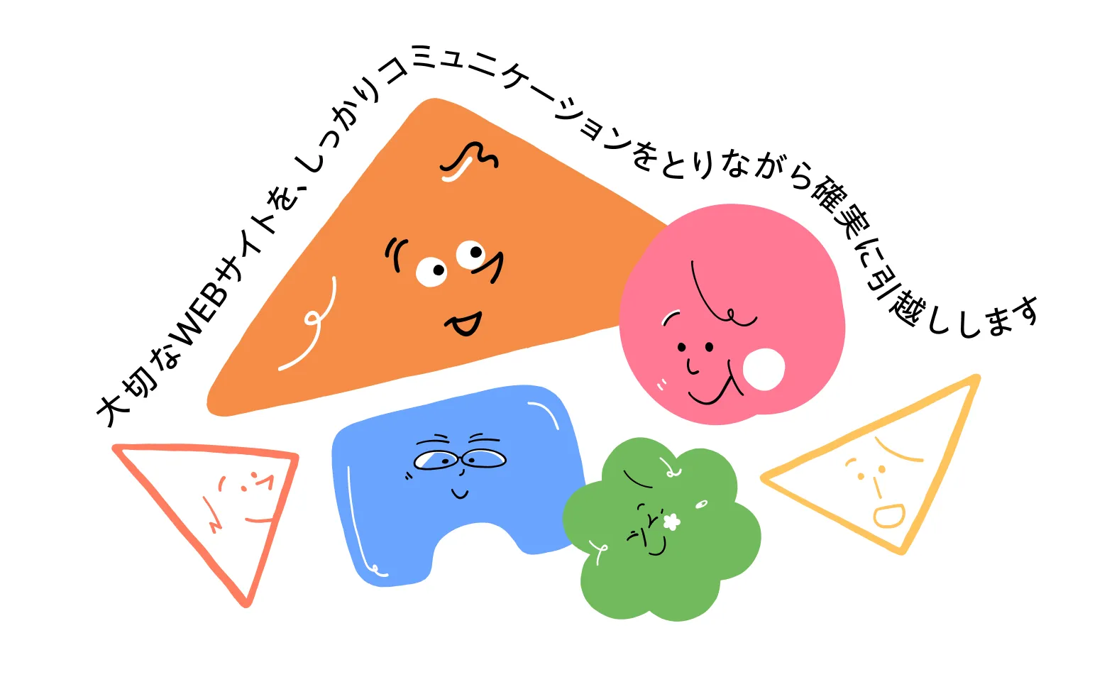 大切なWEBサイトを、しっかりコミュニケーションをとりながら確実に引越しします